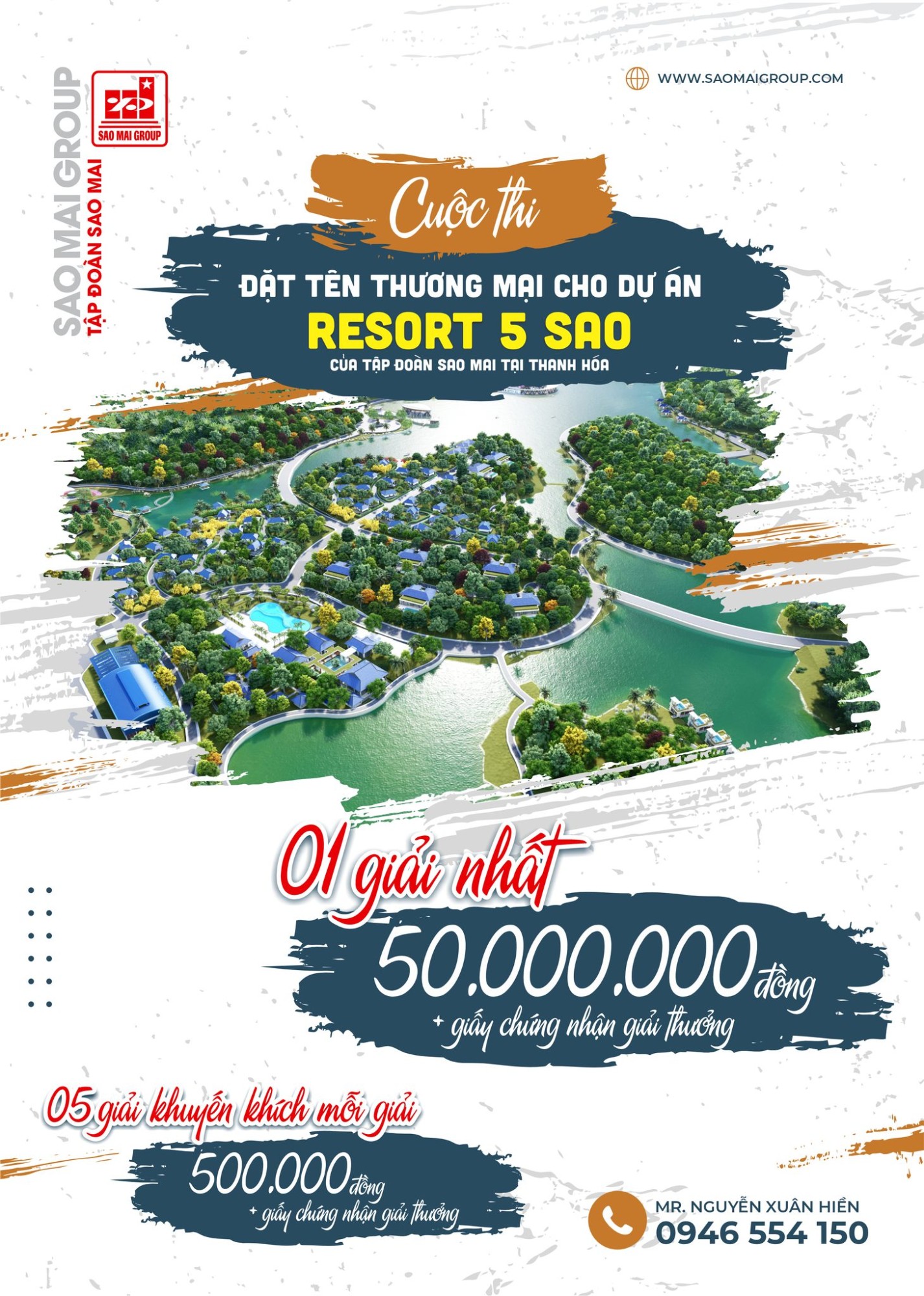 Thông tin Cuộc thi đặt tên thương mại cho dự án  Resort của Tập đoàn Sao Mai tại Thanh Hóa